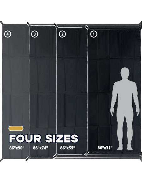 Lona Impermeable Alytree 218.4x78.7 cm para Camping