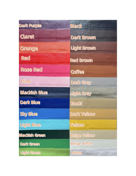 6 Piezas Cinta de Reparación de Cuero PU Jmckeweii 20x30 cm