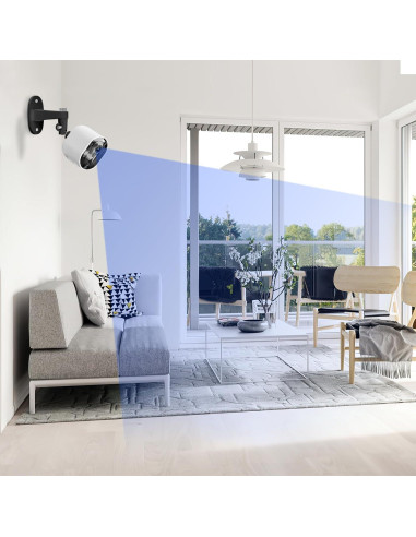 Soporte Ajustable para Cámara Arlo Essential 2K y Pro - Negro