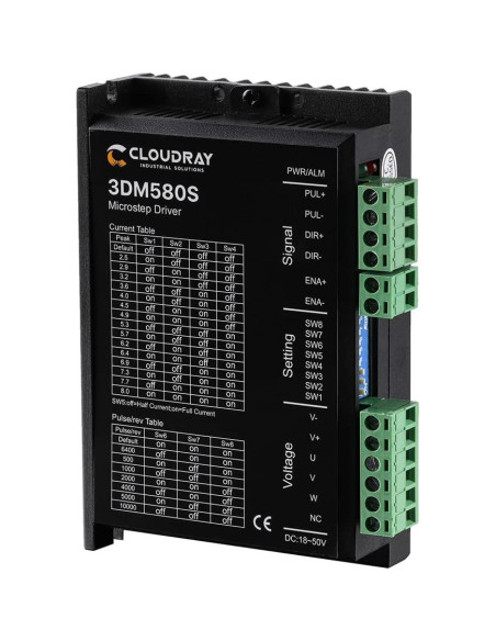 Controlador Motor Paso a Paso 3DM580S 1.0-8.0A 18-50VDC Cloudray