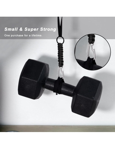 Llavero de Carabina de Titanio PJYTAC TKC02B Negro 5.08 cm