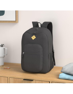 Mochila de viaje resistente al agua para escuela - Negro 2