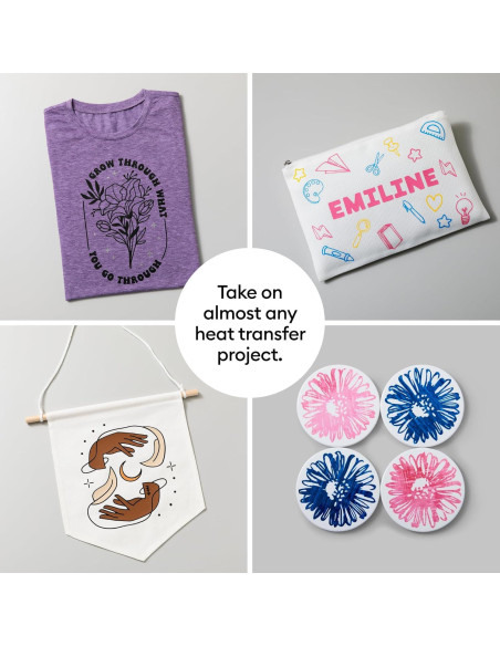 Cricut EasyPress 3 Zen Blue 23x23 cm Máquina de Prensa de Calor