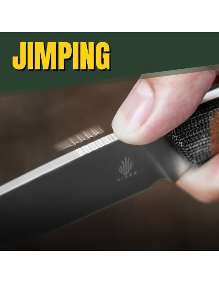 Cuchillo de hoja fija Kizer Smolt 7.44 cm acero 154CM Micarta Cuchillo de hoja fija Kizer Smolt 7.44 cm acero 154CM Micarta