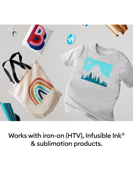 Cricut EasyPress 3 Zen Blue 23x23 cm Máquina de Prensa de Calor