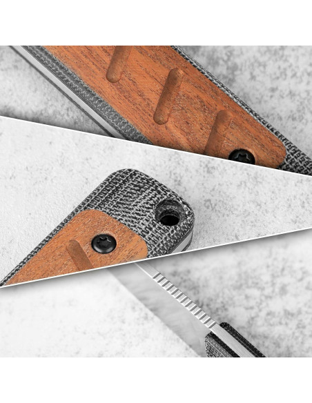 Cuchillo de hoja fija Kizer Smolt 7.44 cm acero 154CM Micarta Cuchillo de hoja fija Kizer Smolt 7.44 cm acero 154CM Micarta