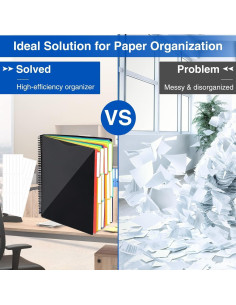 Organizador de Proyectos Forvencer 24 Bolsillos con Etiquetas 2