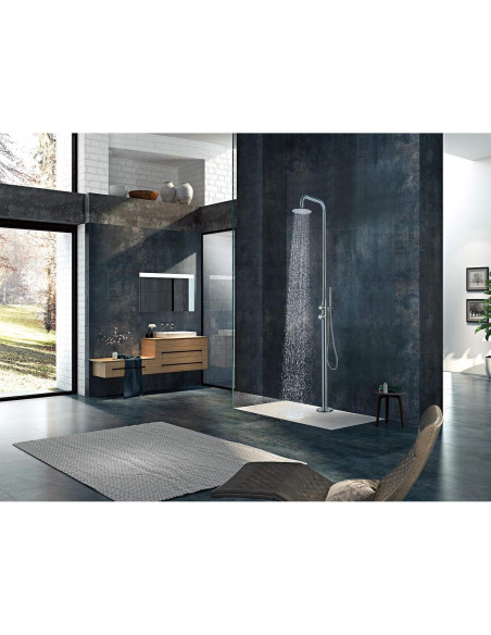 Ducha Exterior Heatgene HG9005 Acero Inoxidable Cepillado