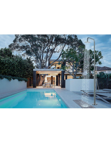 Ducha Exterior Heatgene HG9005 Acero Inoxidable Cepillado