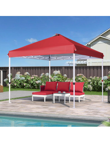 Tapa de Reemplazo SCOCANOPY 10x10 Rojo Impermeable UV 50+