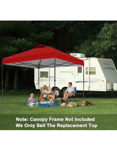 Tapa de Reemplazo SCOCANOPY 10x10 Rojo Impermeable UV 50+