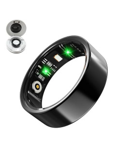 Anillo Inteligente Thafikzi Negro 8 - Monitoreo Salud IP68