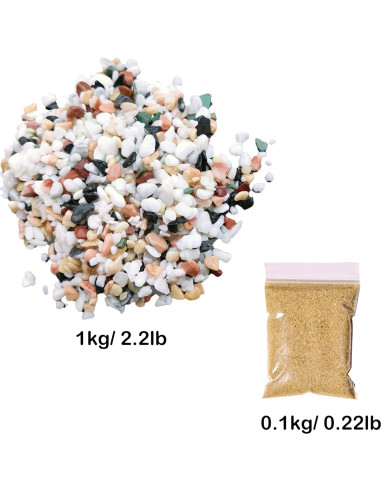Cayway Piedras Naturales y Arena para Plantas 1.1kg