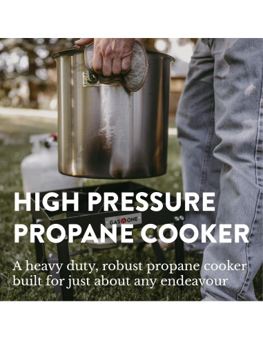 Cocinador de Propano Gas One B-5200K con Manguera de Acero