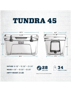 Cooler YETI Tundra 45 - 42.5L - A2 Desert Tan - Portátil 2