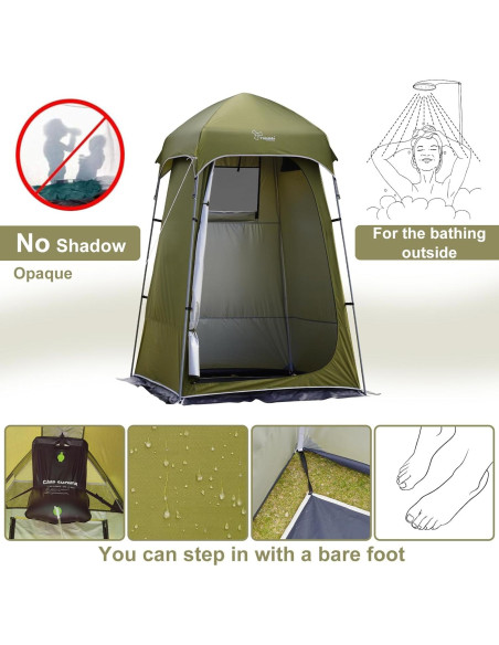 Carpa de Ducha Vidalido TP-6804-2 para Camping 5.5 kg