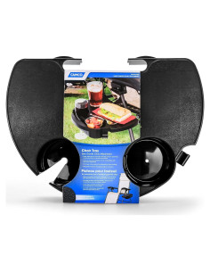 Bandeja para Silla de Gravedad Cero Camco - 2 Portavasos y Gancho
