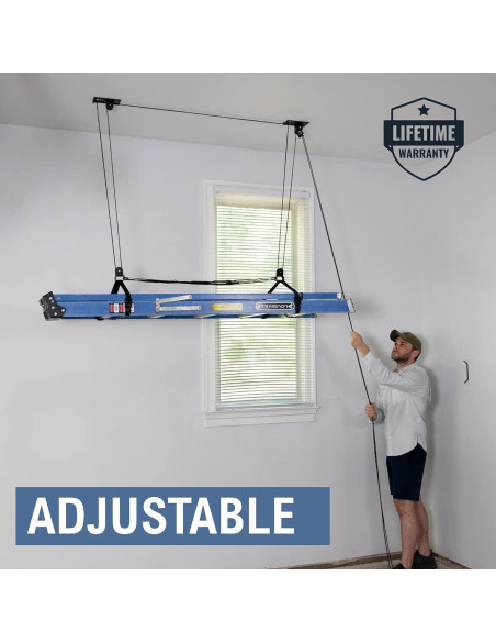 Elevador de Escaleras de Techo StoreYourBoard 68 kg Ajustable