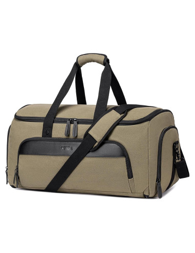 Bolsa Duffle de Ropa Vessgra 2 en 1 Verde Militar 15 Compartimentos