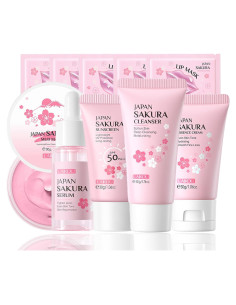 Set de Cuidado de la Piel Sakura Evolvique 10 Piezas Viaje
