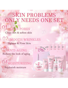 Set de Cuidado de la Piel Sakura Evolvique 10 Piezas Viaje 2