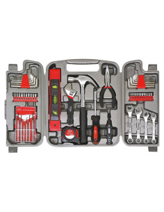 Juego de Herramientas Manuales 53 Piezas Apollo - Rojo