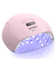 Lámpara UV NAILGIRLS 150W Rosa para Uñas de Gel con Sensor