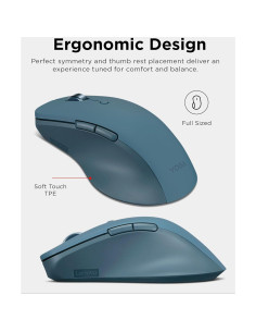 Mouse Bluetooth Lenovo Yoga Pro Teal Tidal, Recargable USB-C 2