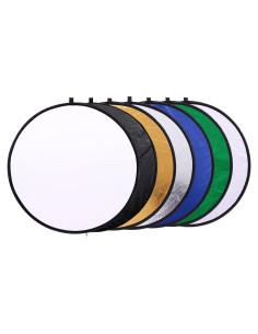 Kit de Reflector de Fotografía 7-en-1 Cámara Reflex 60cm