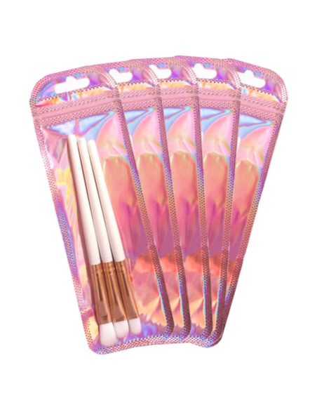 100 Bolsas Holográficas Reutilizables BOBECI 6x18.5cm