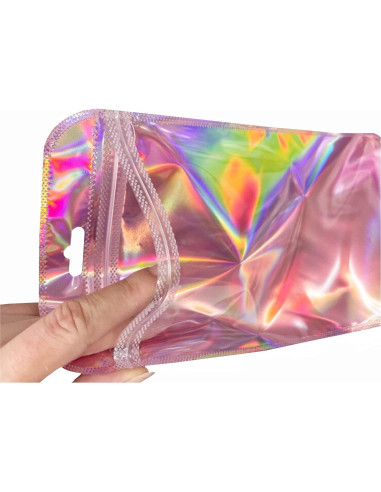 100 Bolsas Holográficas Reutilizables BOBECI 6x18.5cm