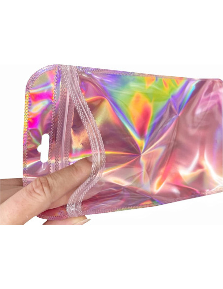 100 Bolsas Holográficas Reutilizables BOBECI 6x18.5cm