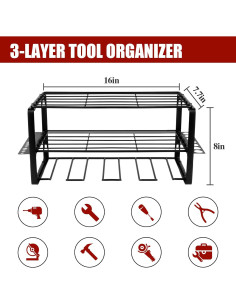 Organizador de Herramientas Eléctricas TaoTazon 3 Capas 68 kg 2