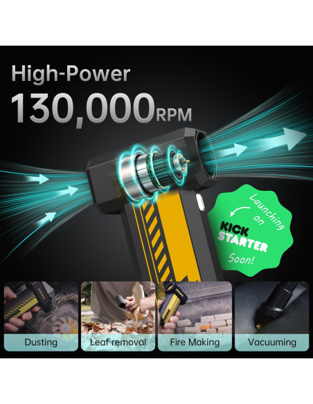 Soplador de Aire Comprimido Eléctrico Royaheta 130000RPM