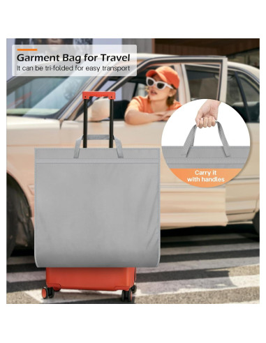 Bolsas de Ropa Plegables MISSLO 65" Impermeables 2 Pcs