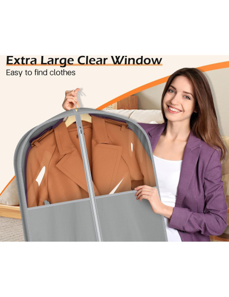 Bolsas de Ropa Plegables MISSLO 65" Impermeables 2 Pcs