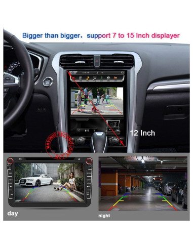 Cámara de visión trasera Toyota Hilux 8 MK8 2015-2019