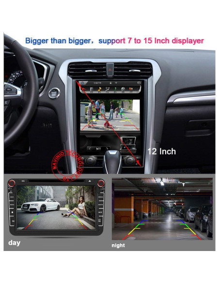 Cámara de visión trasera Toyota Hilux 8 MK8 2015-2019