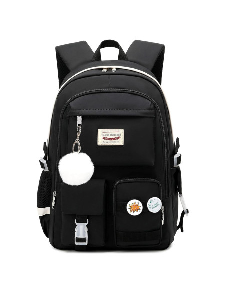 Mochila Escolar Kawaii Classic Diamond 20L Negro 39.6cm Mochila Escolar Kawaii Classic Diamond 20L Negro 39.6cm
