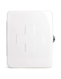 Estuche de Primeros Auxilios Kikkerland Acero Blanco 2.5L
