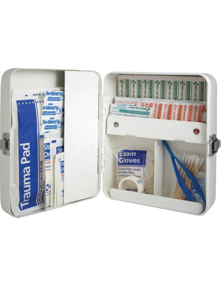 Estuche de Primeros Auxilios Kikkerland Acero Blanco 2.5L