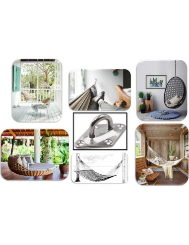 Kits de Placas de Ojo de Diamante Acero Inoxidable y Zinc M6