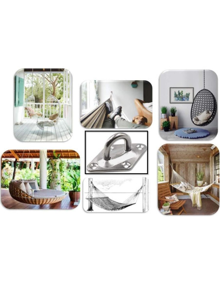 Kits de Placas de Ojo de Diamante Acero Inoxidable y Zinc M6