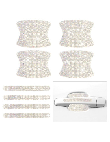 Kit 8 Protectores Manija Puerta Coche Salior Colorido