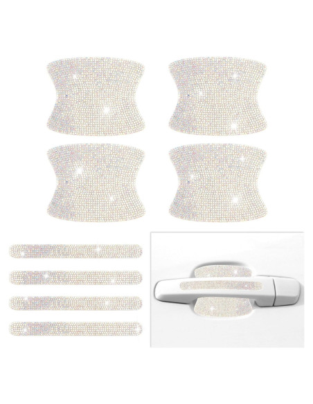 Kit 8 Protectores Manija Puerta Coche Salior Colorido