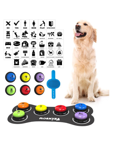 Botones de Comunicación para Perros Fzixvow - Paquete de 6
