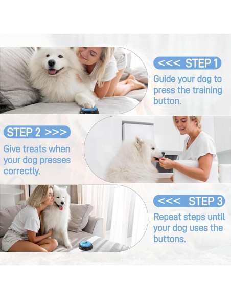 Botones de Comunicación para Perros Fzixvow - Paquete de 6