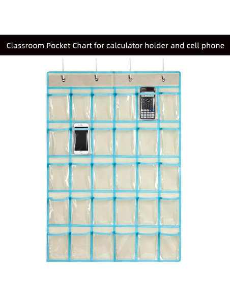 Organizador de Bolsillos Transparentes KEEPJOY 30 Bolsillos Beige Organizador de Bolsillos Transparentes KEEPJOY 30 Bolsillos Beige