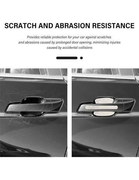 Kit 8 Protectores Manija Puerta Coche Salior Colorido