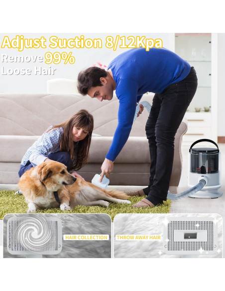 Aspiradora para Aseo de Mascotas Lanchez 12Kpa 5 en 1